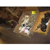 Image 1 : MISC. COLLECTABLES, INSULATORS, SM. WALL SHELF, CANE, ETC.