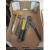 Image 2 : BUNDLE OF ASST. HAMMERS, CROW BAR, STAPLER, ETC.
