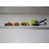 Image 1 : 4 DIECAST ITEMS - 2 LOADERS, A SCOOP SHOVEL & A SEMI TRUCK