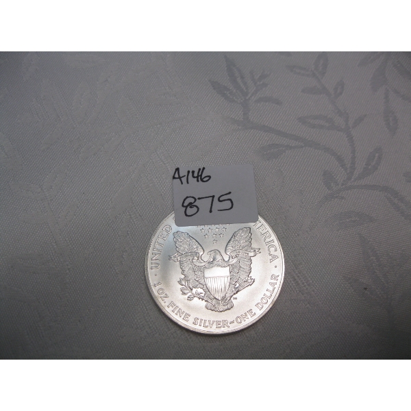 2000 USA .999 FINE SILVER $1 COIN (TAX EXEMPT)