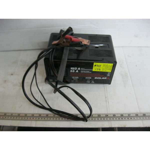 SOLAR 10/2AMP 6 & 12V BATTERY CHARGER