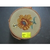 Image 3 : LIDDED BROWN SEWING BASKET W/LEGS