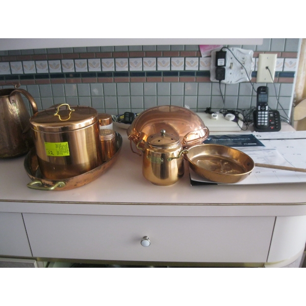 COPPERWARE - CANNISTERS, ETC.