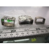 Image 2 : 3 BELT HOLDERS OR TIE SLIPS, MARKED STERLING