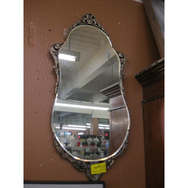 DECORATIVE FRAMED BEVEL EDGE WALL MIRROR