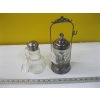 Image 1 : VICTORIAN PICKLE JAR W/FROSTED PANELS & A SYRUP JUG
