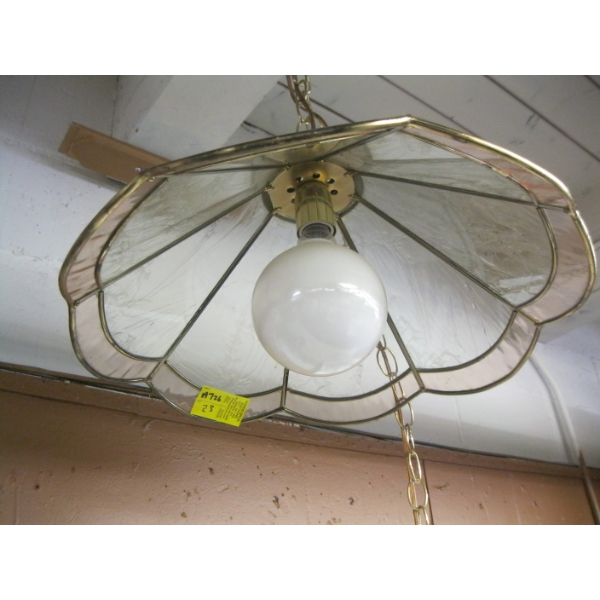 STAIN GLASS CHANDELIER LIGHT
