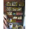 Image 1 : RACK W/BASKETS & ASST. ELECTRICAL
