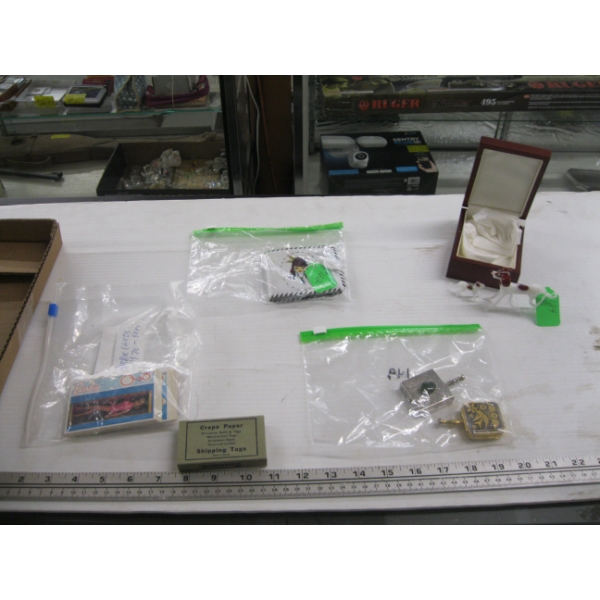 MISC. ASHTRAYS, CARDS, ETC.