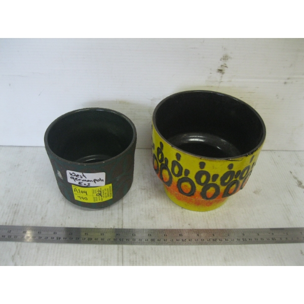2 WEST GERMAN MCM POTS