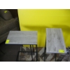 Image 2 : PAIR OF SM. METAL & WOOD END TABLES