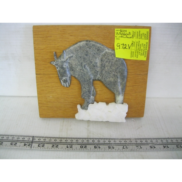 STONE BILLY GOAT ON BOARD BY MICHAEL