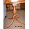 Image 3 : ROUND SINGLE DRAWER DRUM TOP ANTIQUE TABLE