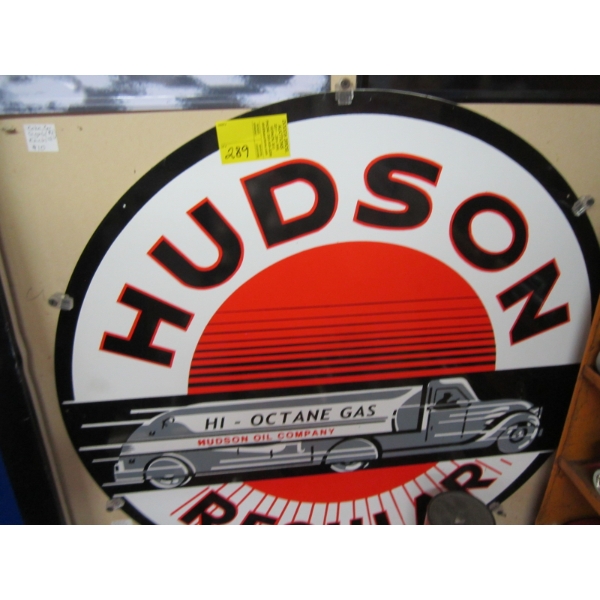 LG. 25" HUDSON REGULAR ROUND SIGN
