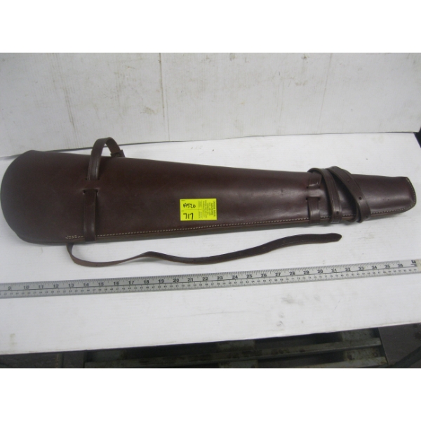 LEATHER GUN SCABBARD