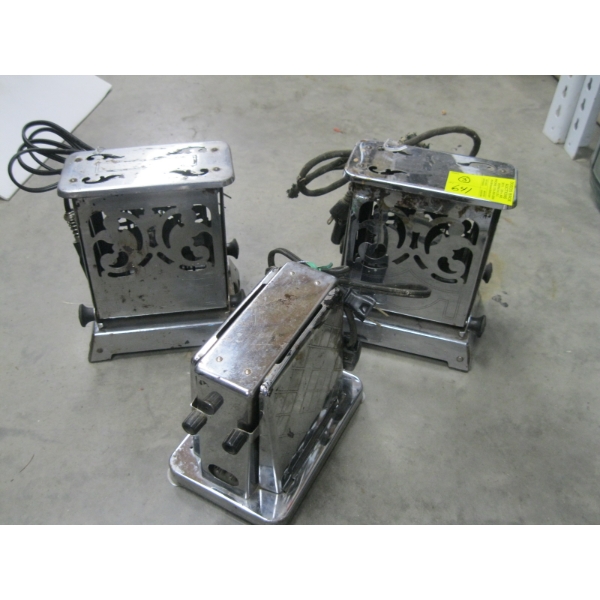3 ELECTRIC TOASTERS