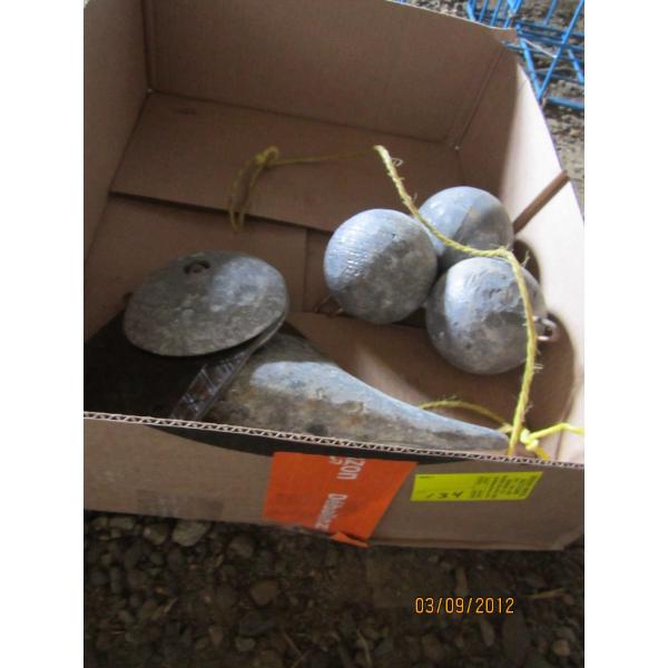 5 DOWNRIGGER WEIGHTS