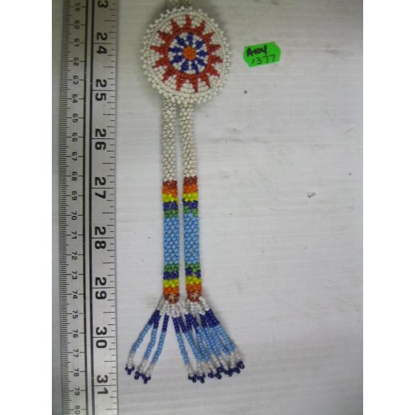 BEADED NAVAJO BOLO TIE