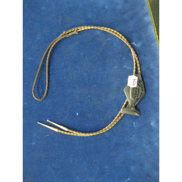 ARGILLITE BOLO TIE