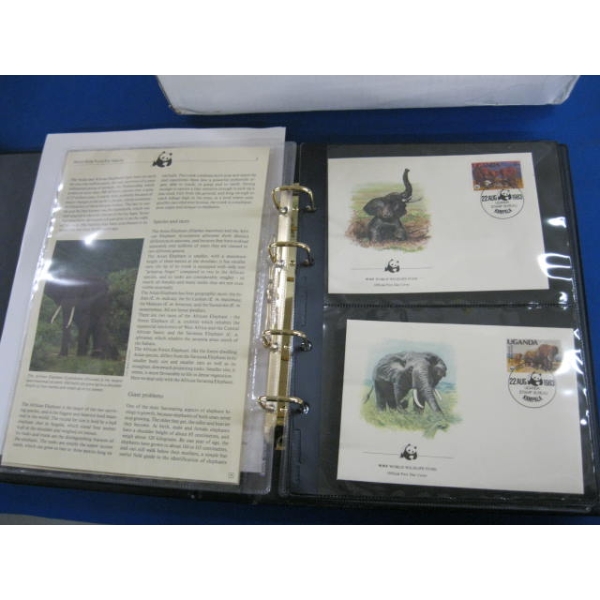 2 BINDERS OF STAMPS & BOX OF ASST. STAMPS