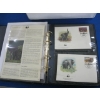 Image 1 : 2 BINDERS OF STAMPS & BOX OF ASST. STAMPS
