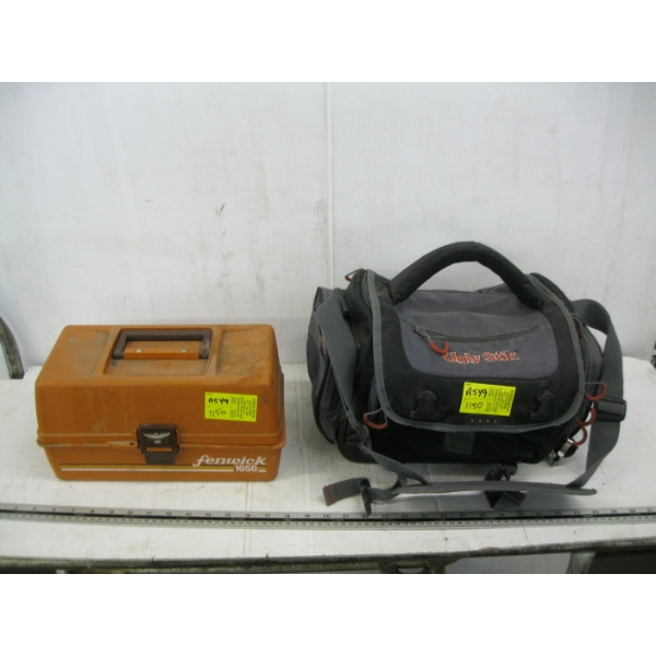 2 TACKLEBOXES - HARDSHELL & SOFTSHELL