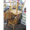 Image 3 : 6 OAK CHAIRS