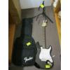 Image 1 : FENDER SQUIRE STRAT ELECTRIC GUITAR W/CASE, TUNER & HEADPHONES