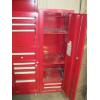 Image 2 : LARGE HOMAK MULTI-DRAWERED TOOL CABINET W/SIDE DRAWERS & CABINET