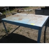 Image 1 : BLUE METAL TABLE