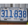 Image 3 : 1968 & 1966 LICENCE PLATES
