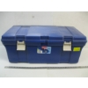 Image 3 : RUBBERMAID STORAGE BOX W/ASST. CAMPING ITEMS