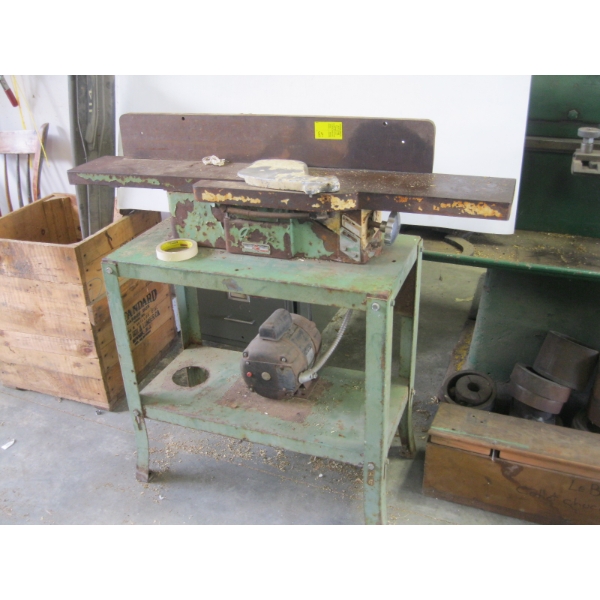 ATLAS 6" JOINTER PLANER ON STAND W/MOTOR