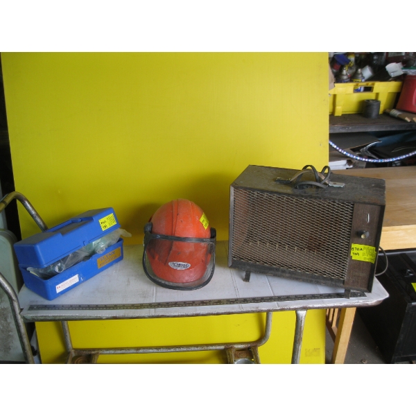ELECTRIC HEATER, RESUSCITATOR KIT & HELMET W/SCREEN