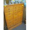 Image 2 : MULTI DRAWERED OFFICE CABINET W/ASST. FILE DRAWERS, ETC.