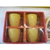 Image 3 : SM. TEACUP & SAUCER SET, 4 MUGS & A TIE DOMI BASKET, HAT, ETC.