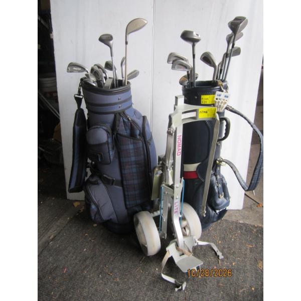 2 SETS OF GOLF CLUBS