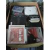 Image 4 : 3 BOXES MISC. CDs, WATER BOTTLES, GLASSES, ETC.