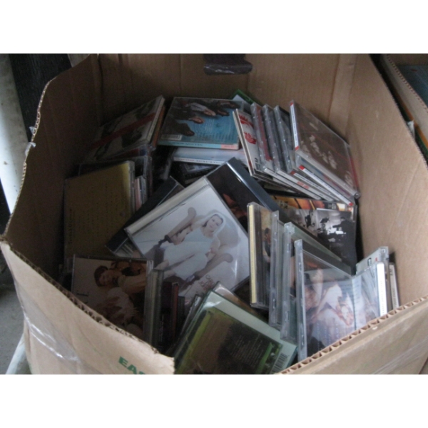 LG. BOX OF CDs