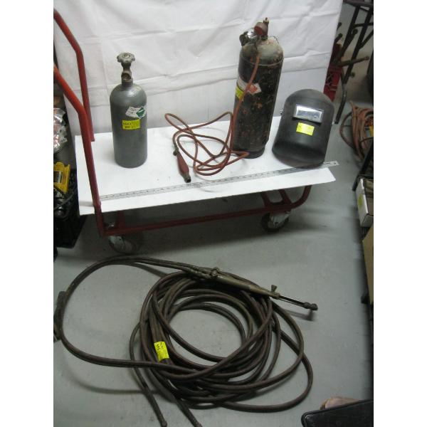 OXY ACETYLENE TORCH SET W/BOTTLES