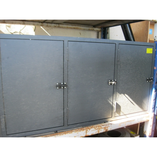 3 DOOR METAL CABINET