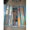 Image 1 : BLUE TOOLBOX W/CONTENTS & BUNDLE OF BUNGEE CORDS