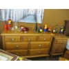 Image 1 : 3 PIECE DRESSER & NIGHT TABLE SET - PINE