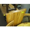 Image 8 : SOLID WOOD DINING TABLE W/4 WOODEN CHAIRS & 2 LEAVES