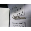Image 5 : LADIES 14KT WHITE GOLD RING W/DIAMONDS, 3G, SZ 7