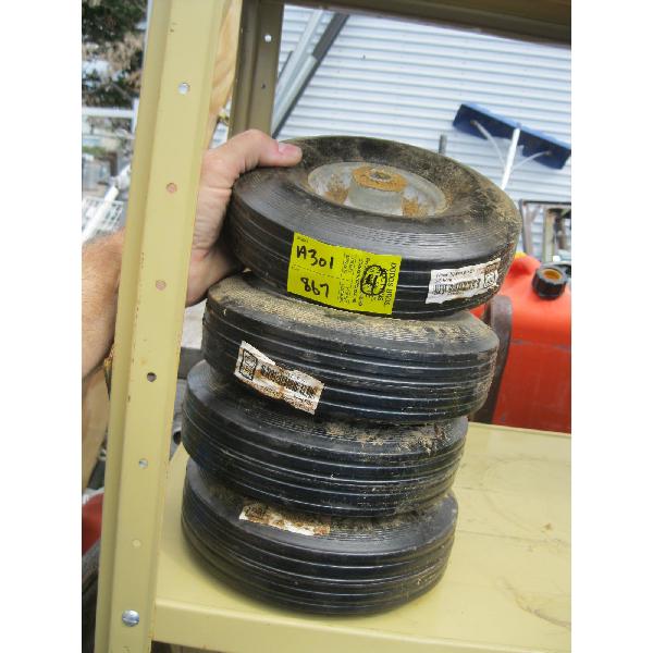 SET OF 4 -  8"X2.5" 5/8 BORE WHEELS