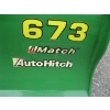Image 2 : AS NEW JOHN DEERE ROTOTILLER, MODEL 673 W/ IMATCH AUTO HITCH