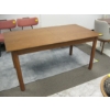 Image 1 : COMO 160CM EXTENDABLE WALNUT 4 LEG TABLE