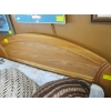 Image 5 : OAK BEDROOM SUITE - MIRRORED DRESSER, HIGHBOY CHEST OF DRAWERS, HEADBOARD & 2 DRAWER NIGHTSTAND