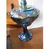 Image 2 : 2 PIECES OF CARNIVAL GLASS